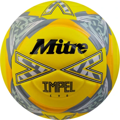 Mitre Impel Evo 24 Football - Yellow / Black / Grey
